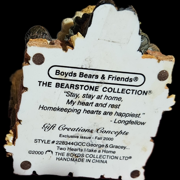 Boyds Bears Collection "Home is Where,The Heart Is" Figurine. - Picture 6 of 7